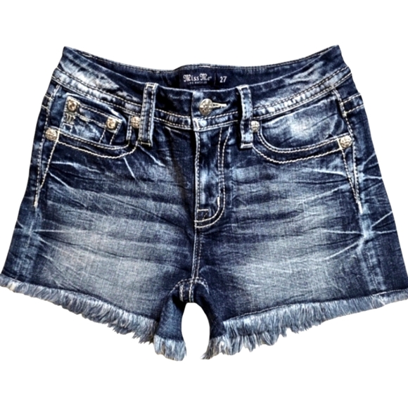 Miss Me LA Curvy Shorts. Women's Size: Waist 27x02.5 Inseam. - Picture 2 of 11